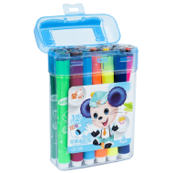 Carioci scolare cu stampile 12 culori/set